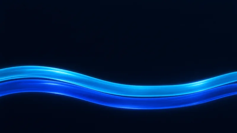 Current Mac wallpaper: two blues, side by side